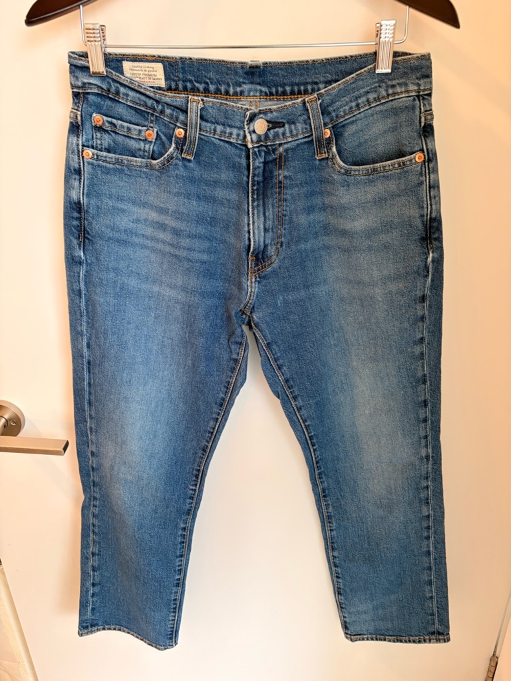 Levi's Men's Medium Blue Slim Straight Jeans, 30/30